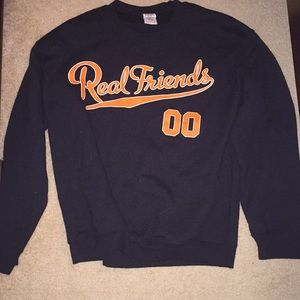 Real Friends band crewneck  M